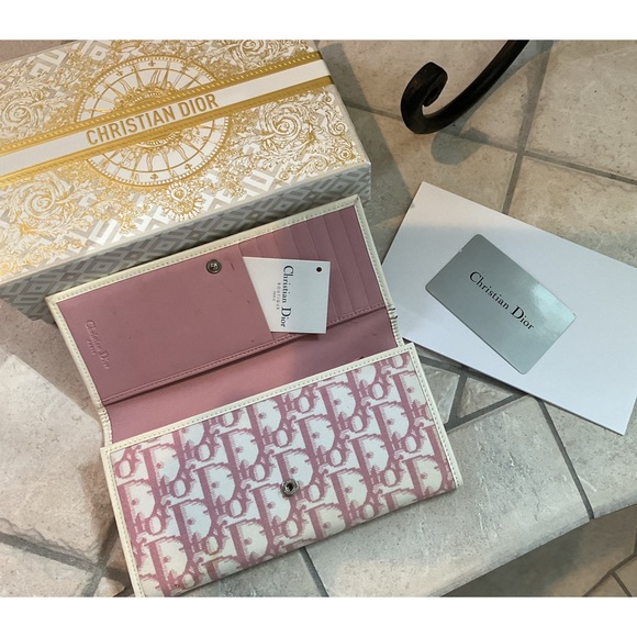 DIOR TROTTER LONG WALLET EUC - Picture 1 of 8